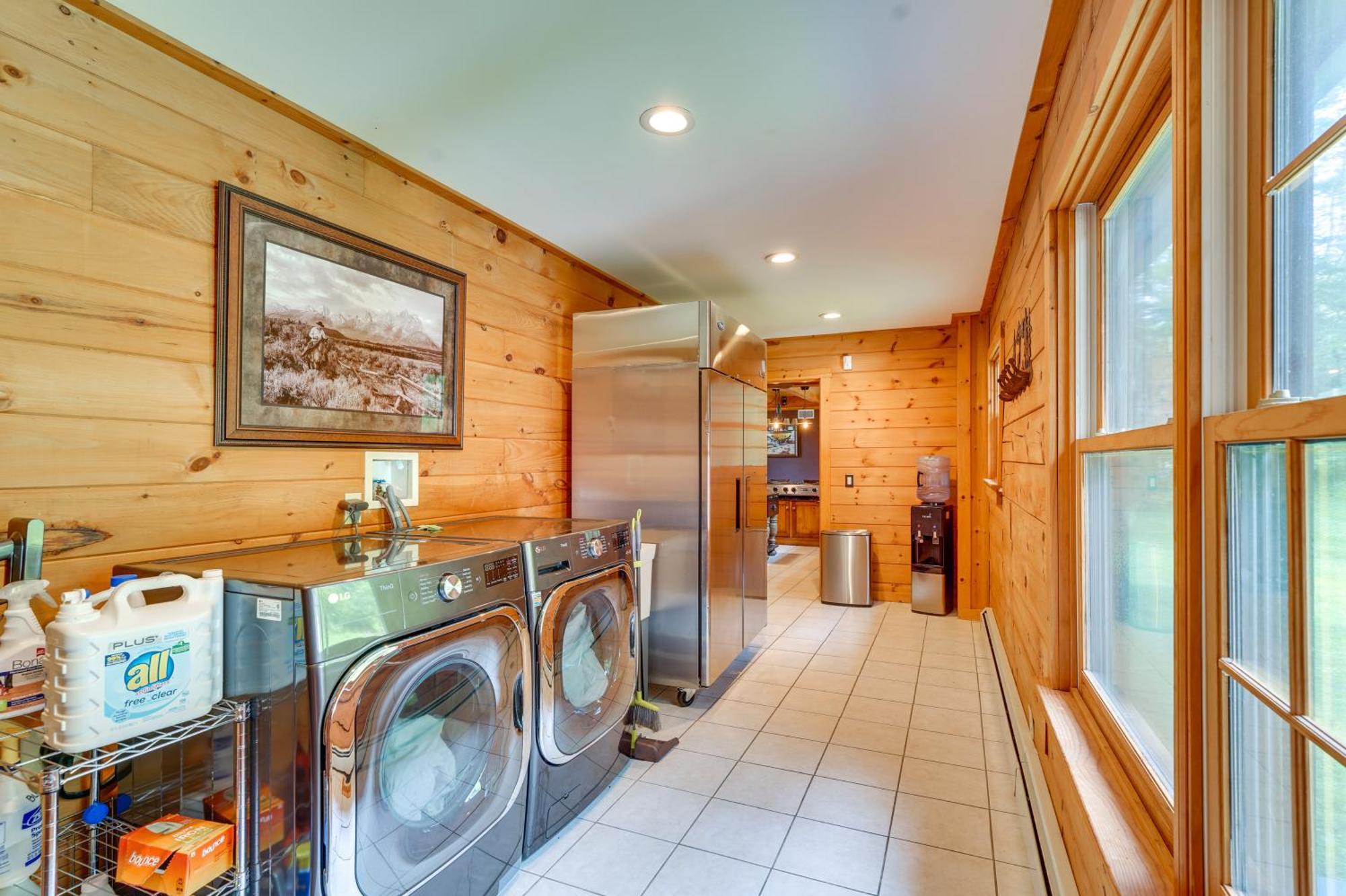Luxury Log Cabin With Ev Charger And Mtn Views! Blairstown Экстерьер фото